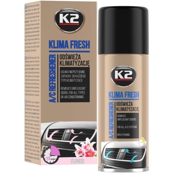 K2 Klima Fresh Spray Curatat Ac Flower 150ML K222FL